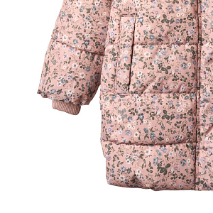 Пальто дутое Wheat "Yrsa Rose Powder Flowers", розовая акварель